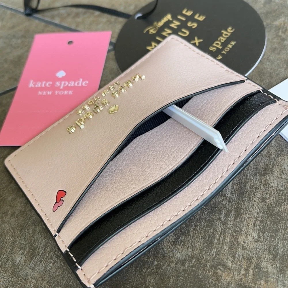 disney x kate spade new york minnie sm cardholder